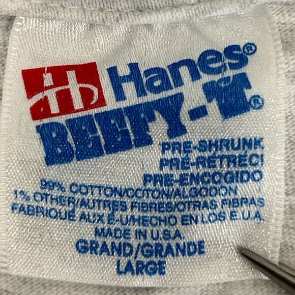 Vintage Owen Cyclery Chattanooga T Shirt Mens Medium Bicycling Cycler 90s Gray - Picture 8 of 10